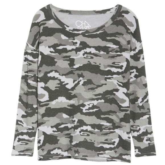 Chaser Tops - CHASER Camo Pullover  Sweatshirt NWT